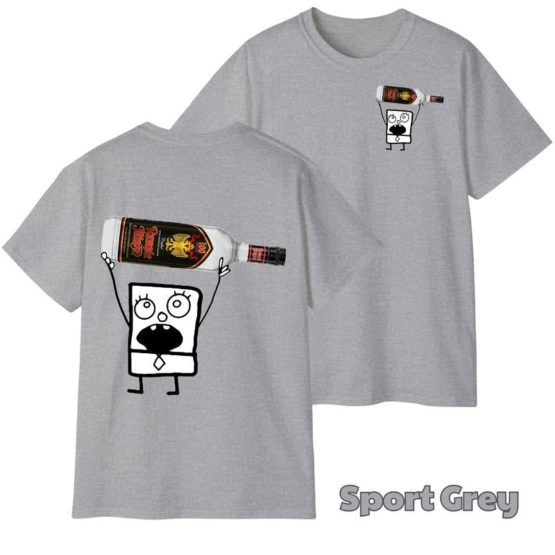 Doodlebob Rumple Minze 2 Sided Shirt for Men, for Women, Gift for All Menswear Top, Cotton, Crew Neck