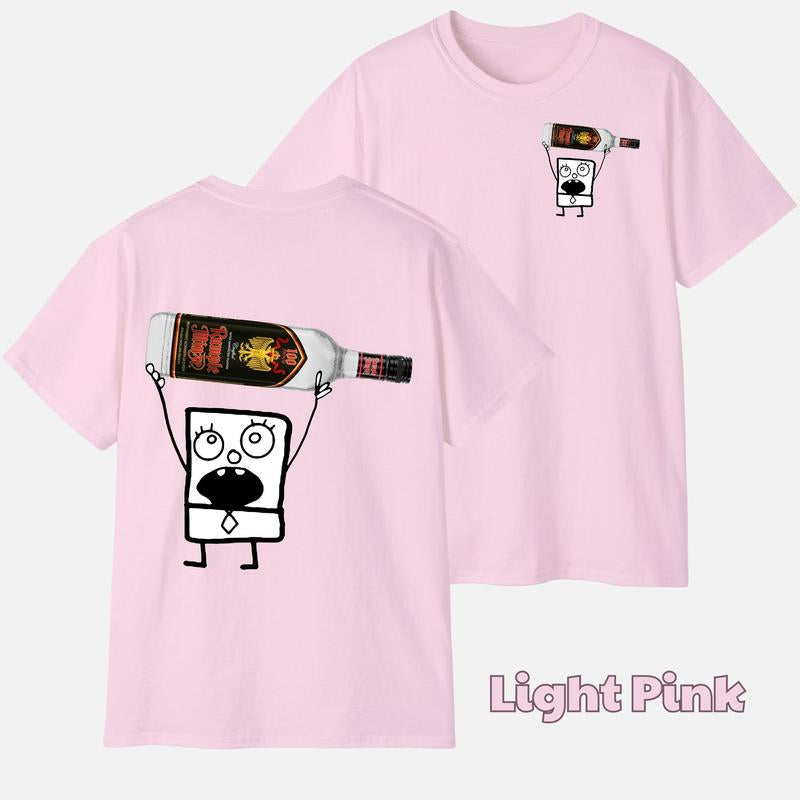 Doodlebob Rumple Minze 2 Sided Shirt for Men, for Women, Gift for All Menswear Top, Cotton, Crew Neck