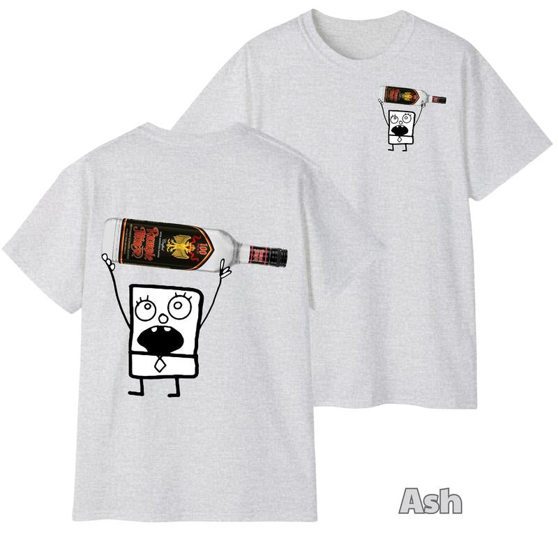 Doodlebob Rumple Minze 2 Sided Shirt for Men, for Women, Gift for All Menswear Top, Cotton, Crew Neck