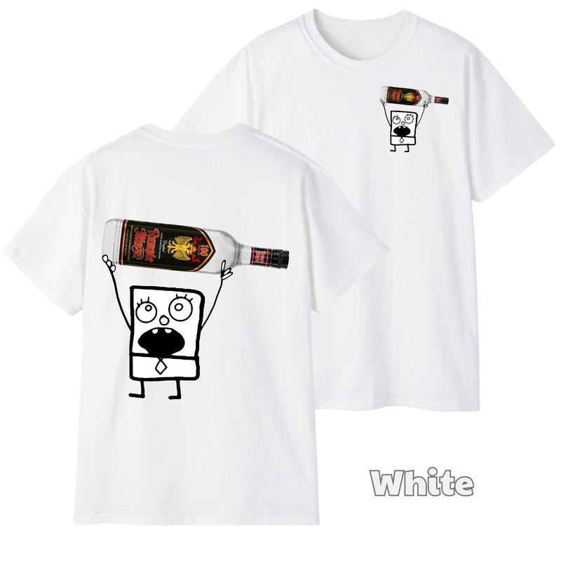 Doodlebob Rumple Minze 2 Sided Shirt for Men, for Women, Gift for All Menswear Top, Cotton, Crew Neck